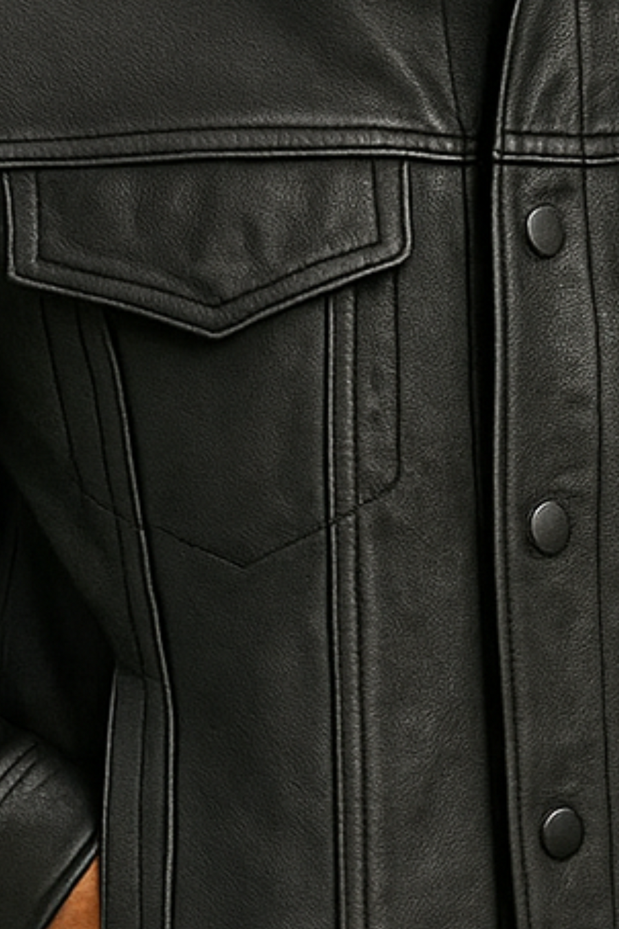 Robin Rider Lederjacke | Dunkelgrau