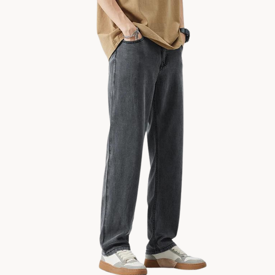 Teofilo - Stilvolle Hose Mit Weitem Bein