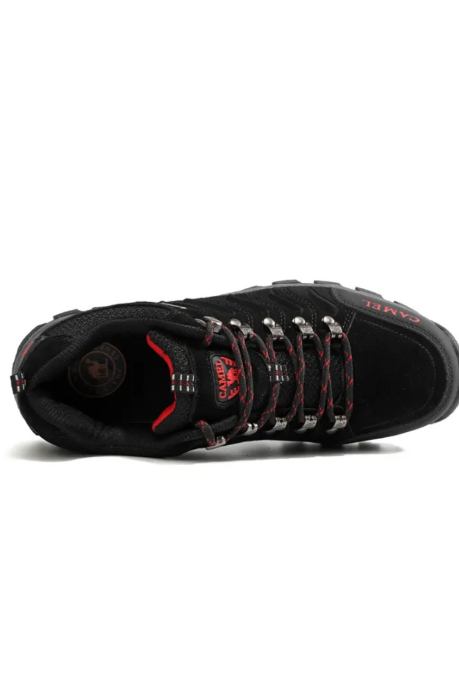 Amelio Innovative Wanderschuhe | Schwarz Rot