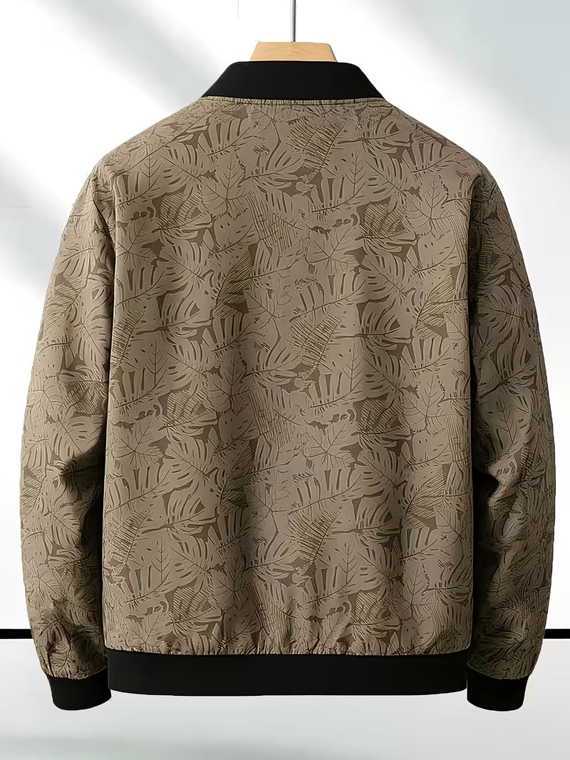 Dagan - Lässige Sportjacke Mit Langen Ärmeln Und Reißverschluss