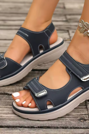 Tonya Orthopädische Ledersandalen | Blau