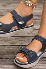 Tonya Orthopädische Ledersandalen | Blau