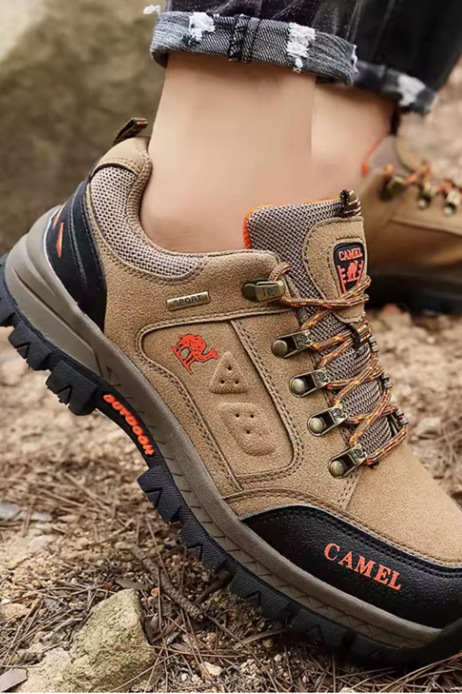 Amelio Innovative Wanderschuhe | Braun