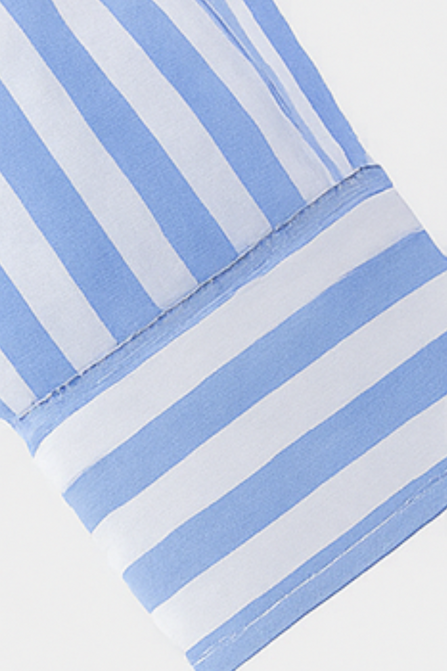 William Elegantes Gestreiftes Hemd | Hellblau
