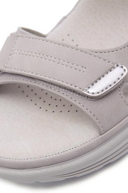 Tonya Orthopädische Ledersandalen | Grau