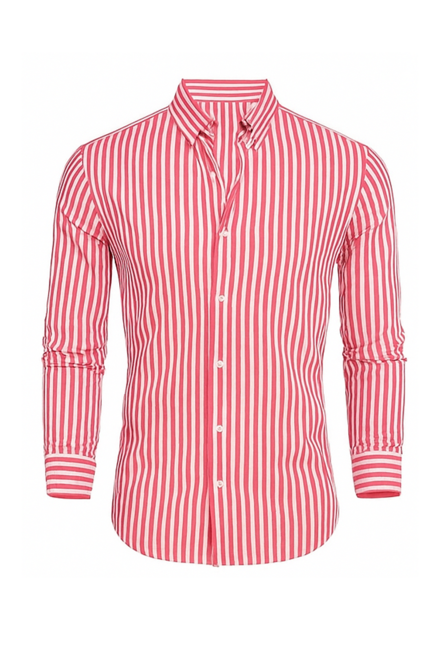 William Elegantes Gestreiftes Hemd | Rosa