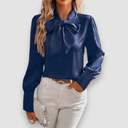 Lilly | Bluse mit Krawattenausschnitt