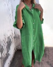 Valerie – Lässiges Damen Hemdblusenkleid