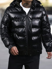 Lässige Winter-Daunenjacke Für Herren | Langarm
