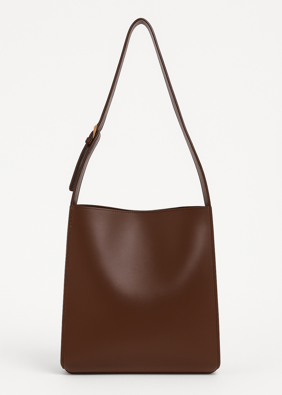 Halbmond Damen Schultertasche – Vegan Leder & Geräumig