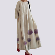 Veronica - Lockeres Kleid mit Taschen für Damen