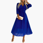 Leichtes Chiffonkleid - Luftiges Damen Sommerkleid elegant