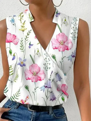 Miriam | Elegante Ärmellose Damenbluse