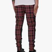 Herren Baumwollhose mit Karo und Zugband für den Sommer