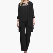 Dreiteiliges formelles Set für Frauen - elegante Kombination