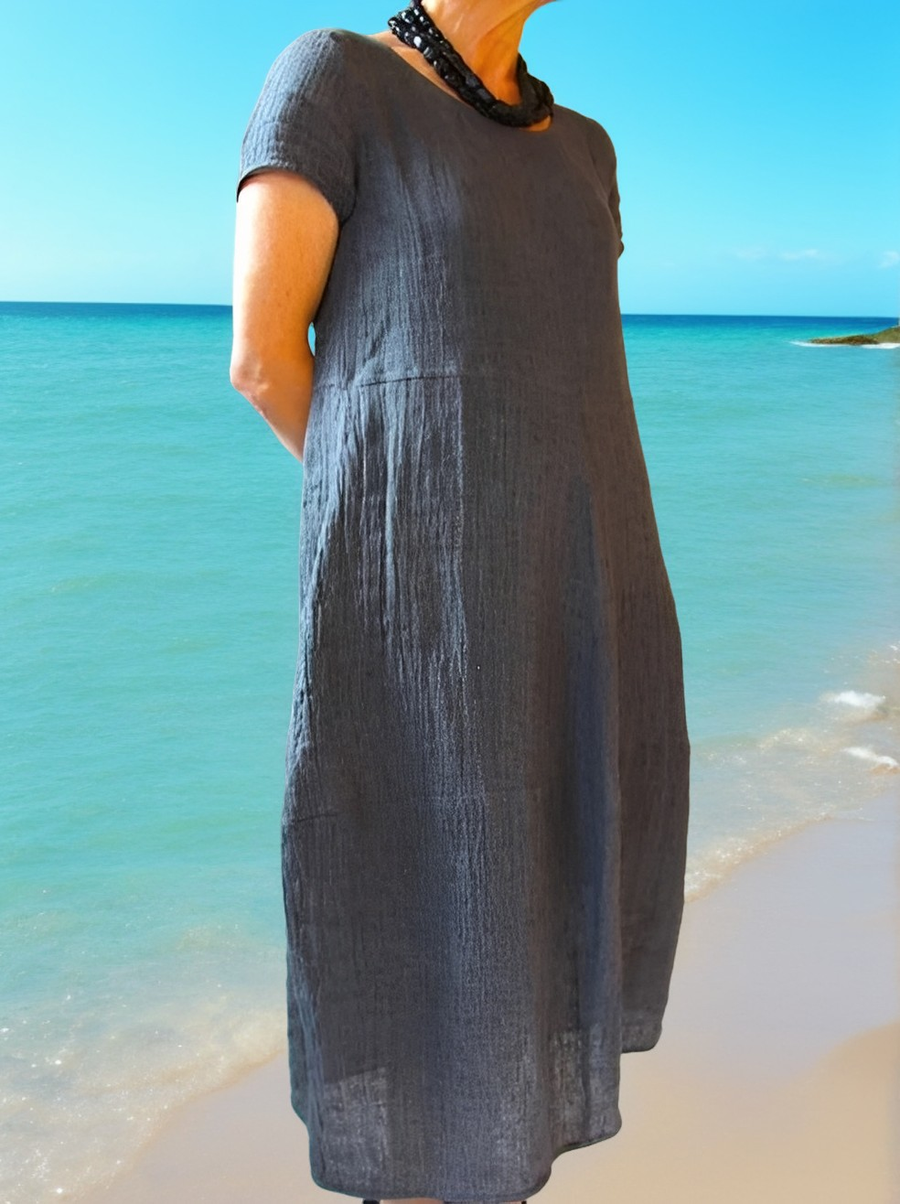 Allie - Lässiges, locker sitzendes Kurzarmkleid für Damen