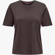 Damen T-Shirt mit Rundhals und kurzen Ärmeln aus Leichtstoff