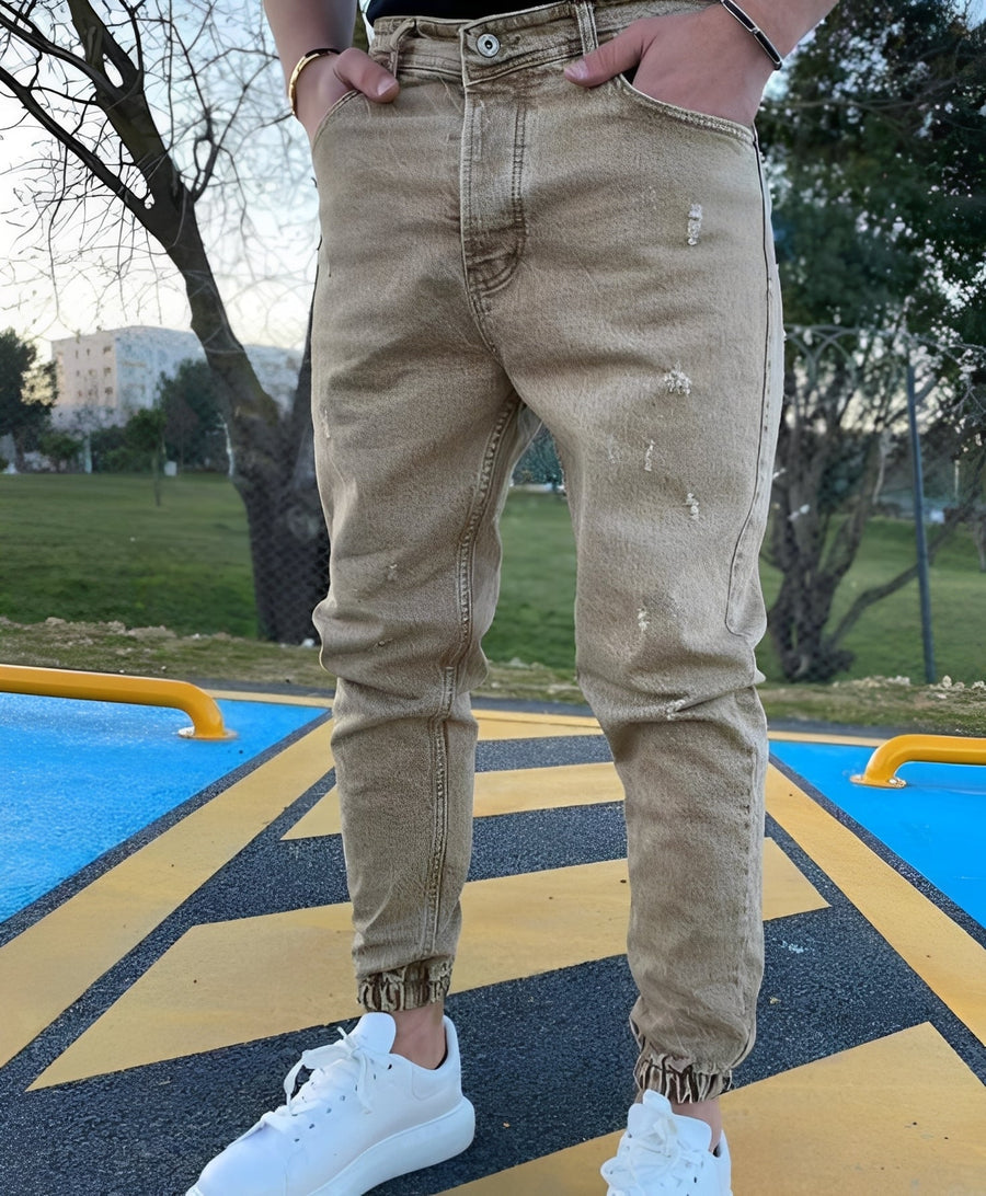 Andre - Stilvolle Slim-Fit-Jeans mit Rissen für Herren