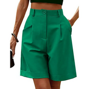 Luxe Lounge Shorts – High‑Waist Satin‑Feel, Atmungsaktiv, Vegan