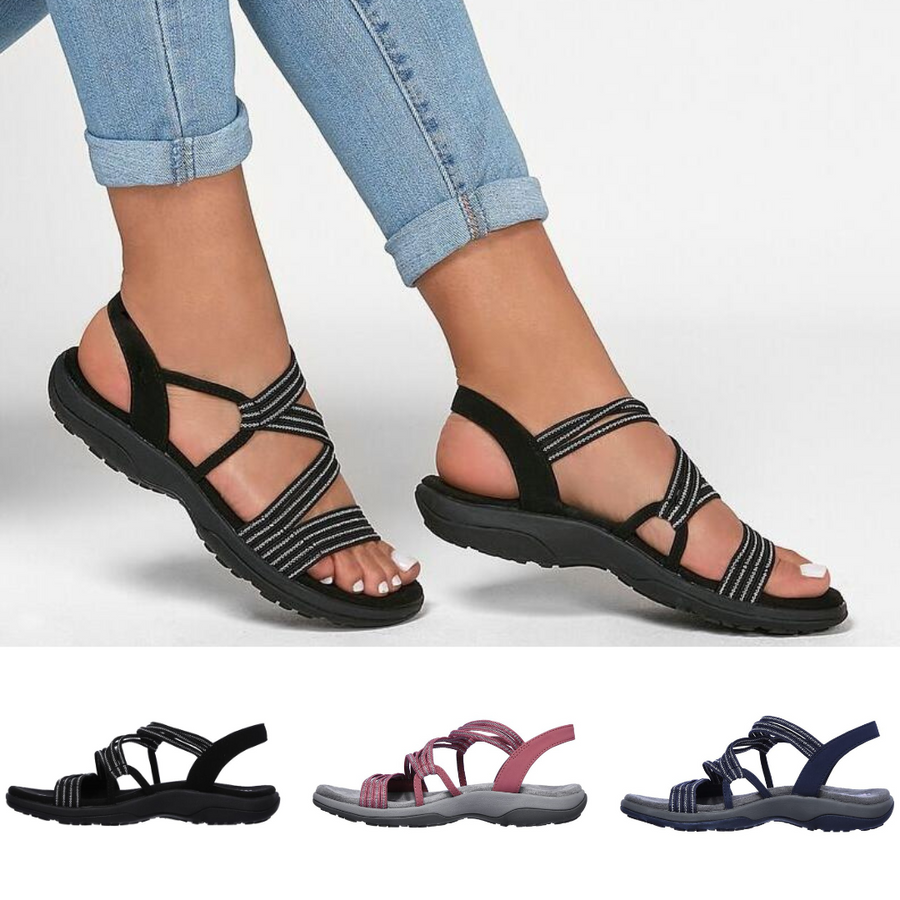 Odessa -  Orthopädische Elegante Sandalen | Bequeme Riemchensandalen für die Freizeit