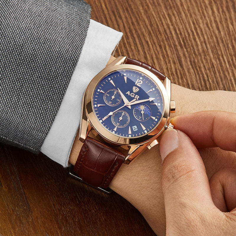 Zeitlose Luxus-Armbanduhr