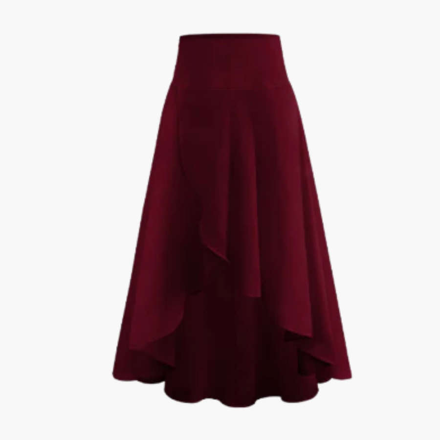 Plisseerock Damen - Eleganter Midirock mit Falten-Design