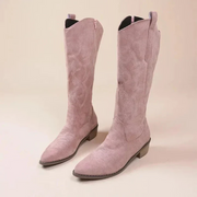 Stilvolle Hohe Cowboy-Stiefel Für Damen | Winter