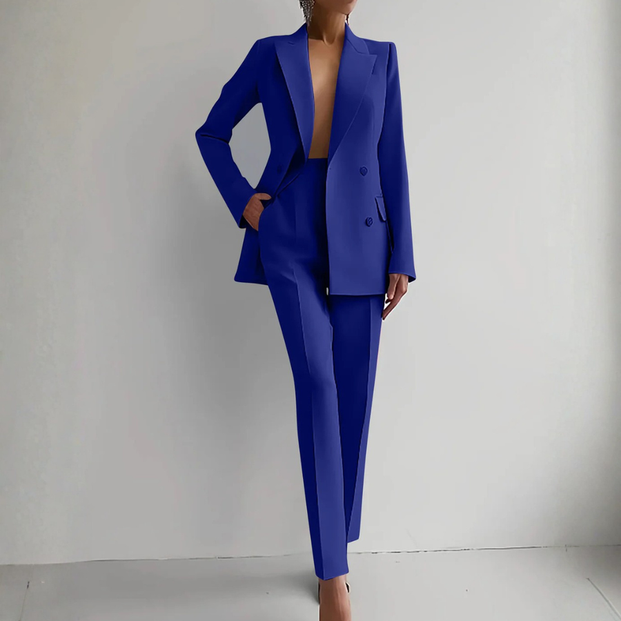 Elke | Damen Zweiteiler Blazer Hosen Set