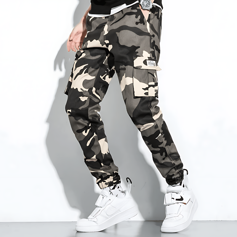 Paul | Camo Cargo Hose Herren in stilvoller Ausführung