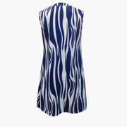 Gestreiftes Minikleid - Ärmelloses Damenkleid für den Sommer