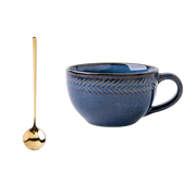 Mugnova – Vintage Keramik Saphir Gemütlicher Morgen