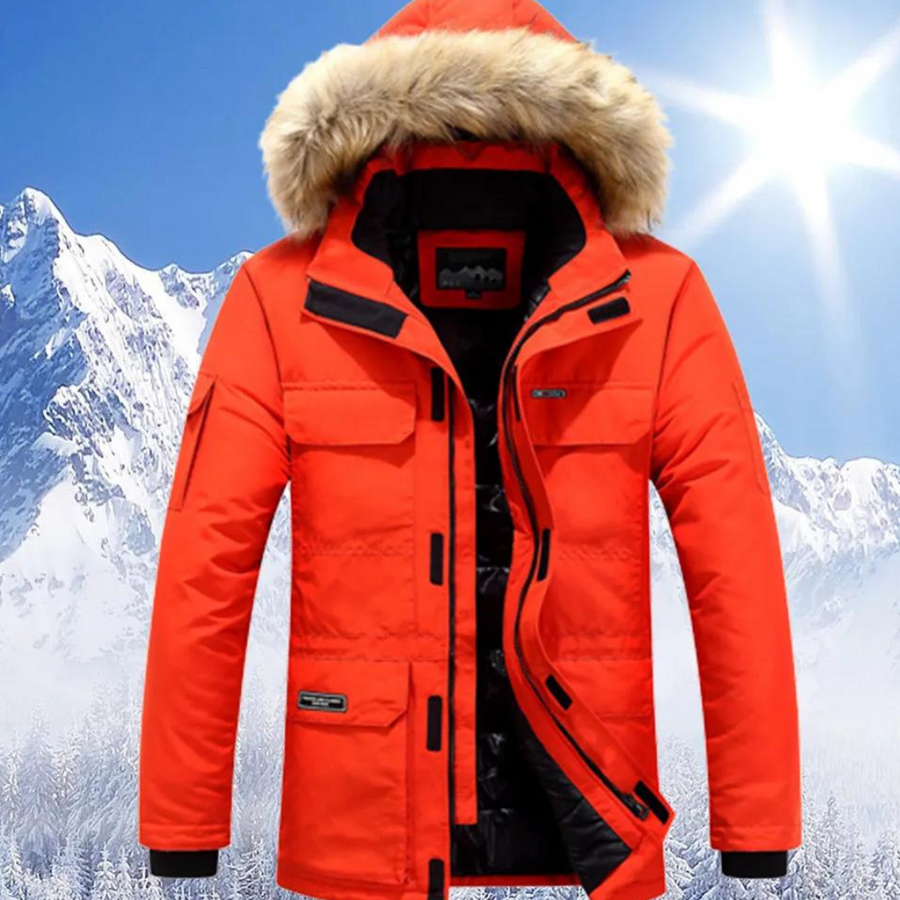 Stylischer Winterparka Für Herren | Mit Kapuze