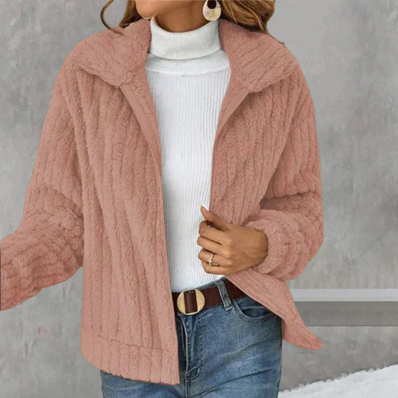Jasmine - Bequeme & Modische Fleecejacke für Damen