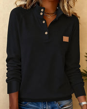 Laura | Modischer Damen Pullover elegant & Polokragen
