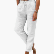Sommerhose für Damen - Luftig, Locker & mit Tunnelzugbund