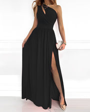 Jasmin - Stilvolles Maxikleid mit einem Träger für Damen