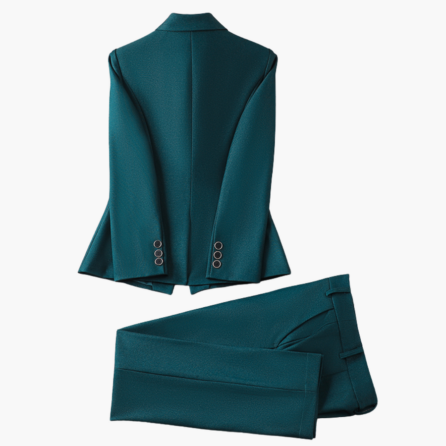Elegantes Damen Blazer-Ensemble mit Hose - Klassisches Design