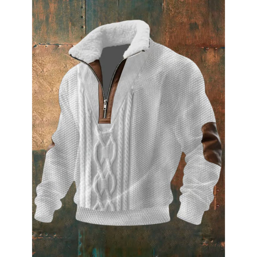 MILIANIA | FLEECE-PULLOVER MIT HOCHSCHLOSS