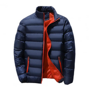 Lässige Daunenjacke Mit Reißverschluss Für Herren | Winter