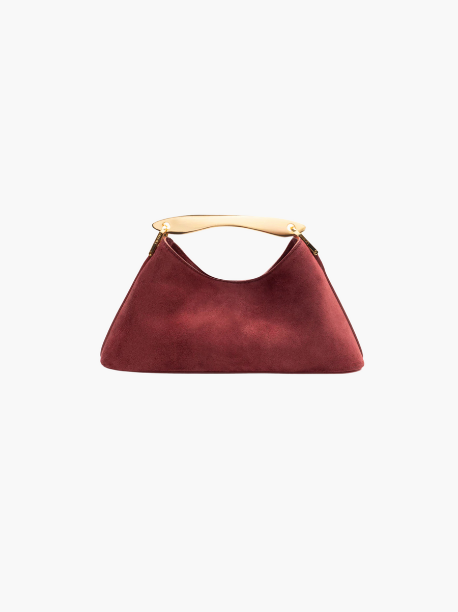 Luxuriöse Mini-Handtasche aus veganem Wildleder – Eleganter Look