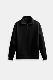 Minimalistischer Fleece-Pullover mit Reißverschluss – Wärme & Stil vereint