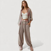 Emilia | Komfortables Pyjama-Set Damen stilvoll getragen