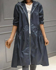 Regenjacke Für Damen Mit Kapuze | Lang