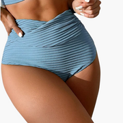 Bikini-Set - Damen Zweiteiler mit hoher Taille & Stil