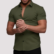 Oscar - Kurzärmeliges Hemd in Slim-Fit-Passform für Herren