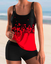 Heidi-Mode | Blumenmuster Tankini Set