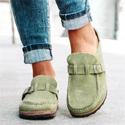 Orthopädische Slipper für Damen mit Schnalle