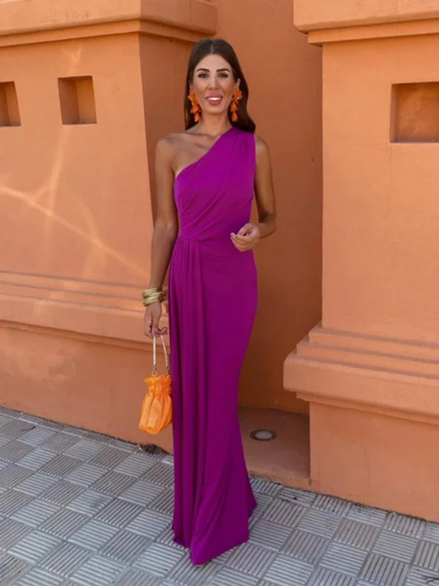 Lia  | Asymmetrisches Langkleid