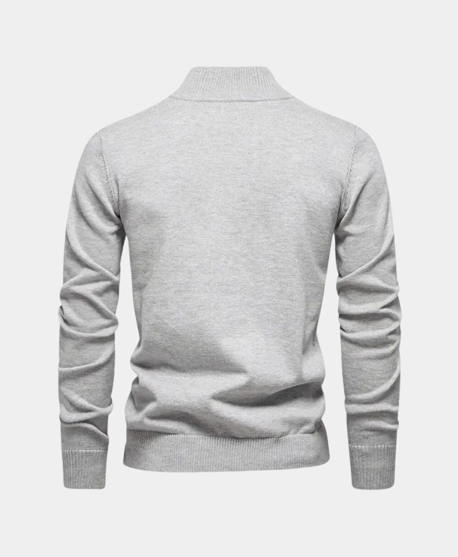 Stoyan – Strick Pullover Mit Halbem Reißverschluss