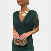Lilian | Damen Off-Shoulder Elegantes Abendkleid